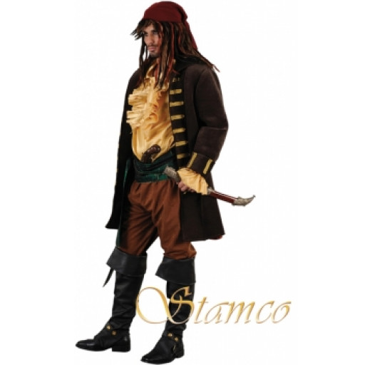 Pirate Barbe Noire  - déguisement adulte à louer - Collection Luxe