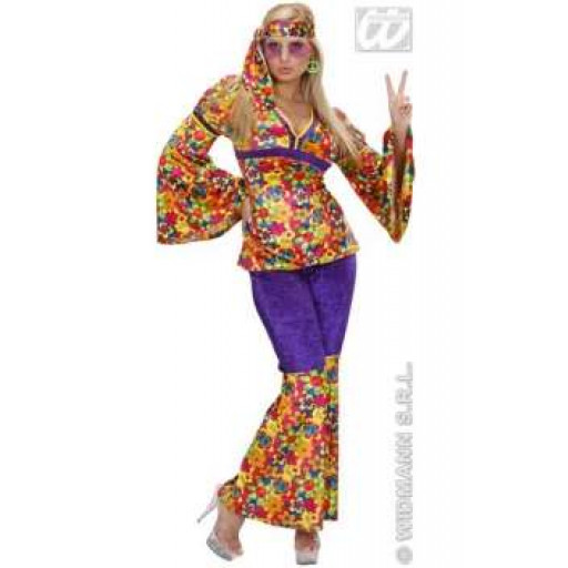 Hippie Arc-En-Ciel Femme - costume adulte à louer