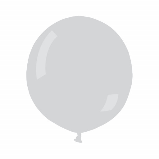 Sachet de 1 Ballon géant Rond Diam 80cm Argent -38