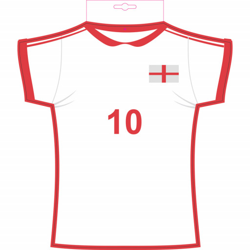 Decor Maillot de Sport en Carton Angleterre 31X33Cm