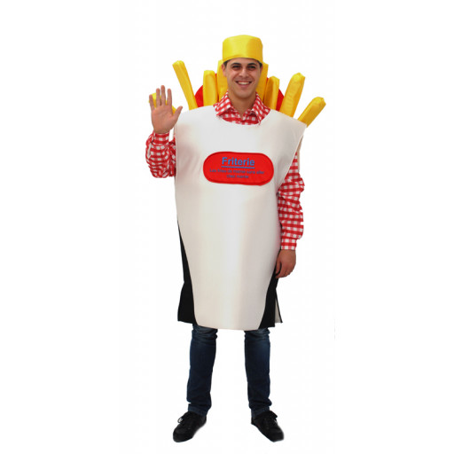 Déguisement Cornet de Frites Taille Allant de 50 à 56