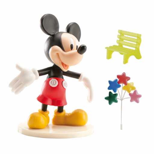 Kit Décoration Pour Patisserie en Pvc Mickey© - 9Cm