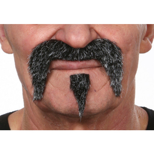 Moustaches Luxe Buffalo Poivre et Sel