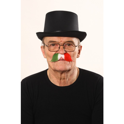 Moustaches Luxe Gentleman Italie (Vert-Blanc-Rouge)