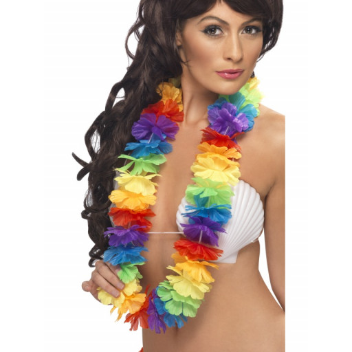 Collier Hawai Grosses Fleurs