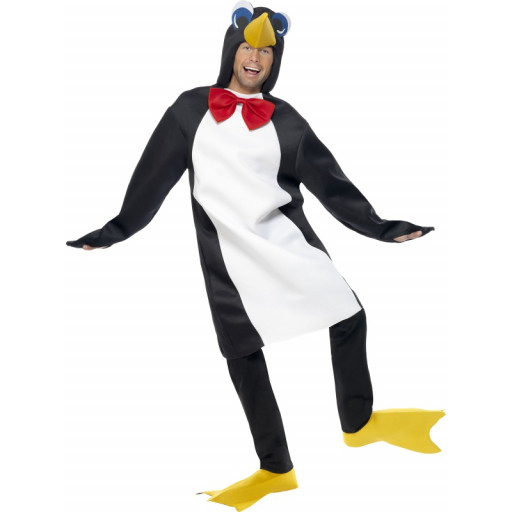 Déguisement Pingouin Noir et Blanc Taille Unique