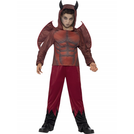 Déguisement Enfant Diable Luxe Taille S