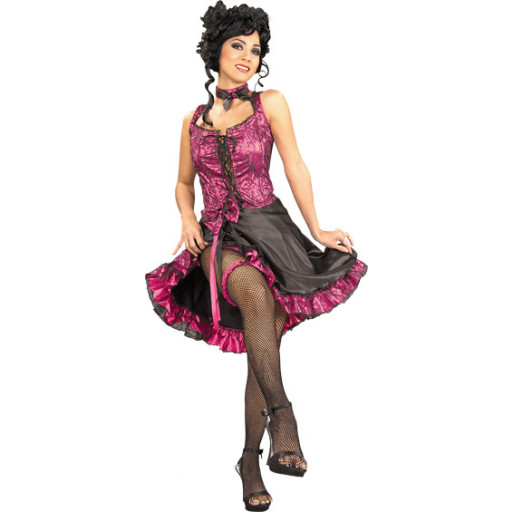 Figurine Géante Carton Cancan Femme 176cm