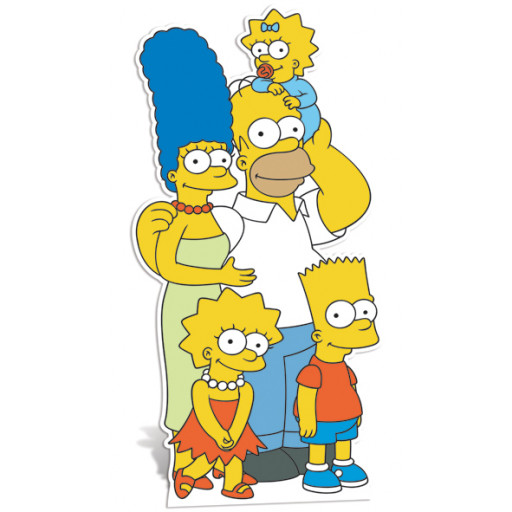 Figurine Géante Ctn Famille Simpson "© Les Simpson"191Cm