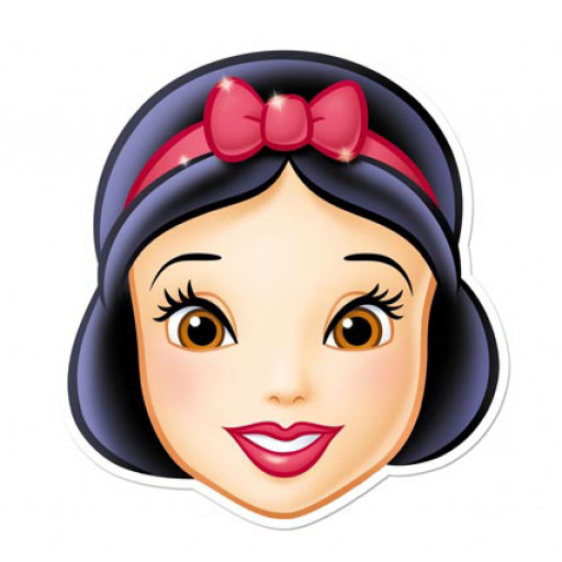 Masque Carton Adulte Blanche Neige "© Blanche Neige"
