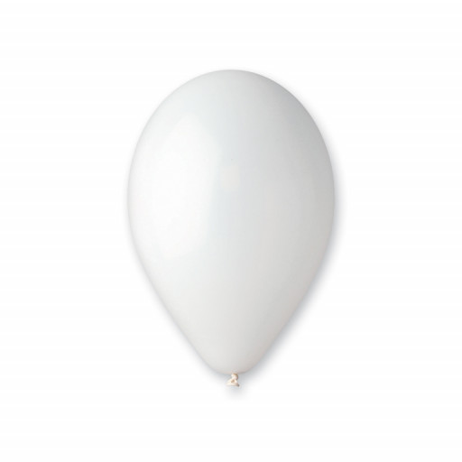 Sachet de 100 Ballons Standard Blanc Diam 30cm Cir 105cm -01