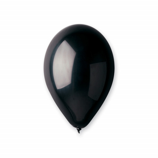 Sachet de 50 Ballons Standard Noir Ebene Diam 30Cm Cir 105Cm -14