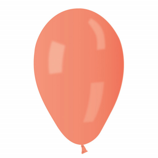 Sachet de 100 Ballons Métallisés Saumon Diam 19cm Cir 60Cm -31