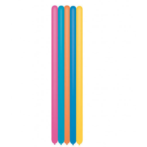 Sachet de 24 Ballons à modèler 140cm Diam 5cm Circ 15cm