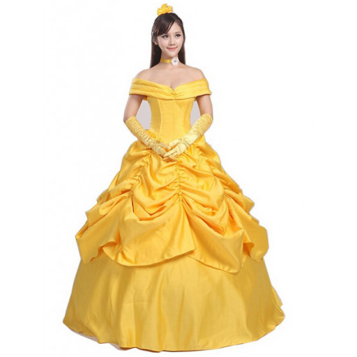 Déguisement de Princesse Belle Robe La Belle et la Bête Femme