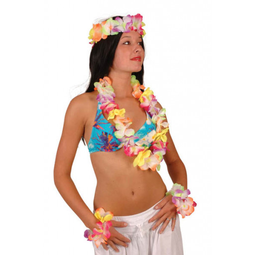 Set Hawaien Luxe Fluo