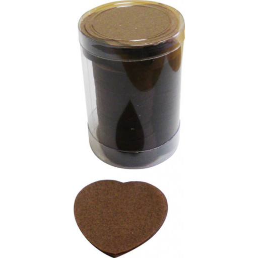 Confettis scène Cœur Chocolat Tubo 100G Biodegradable Ignifuge