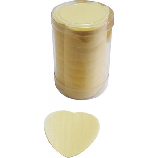 Confettis scène Cœur Ivoire Tubo 100G Biodegradable