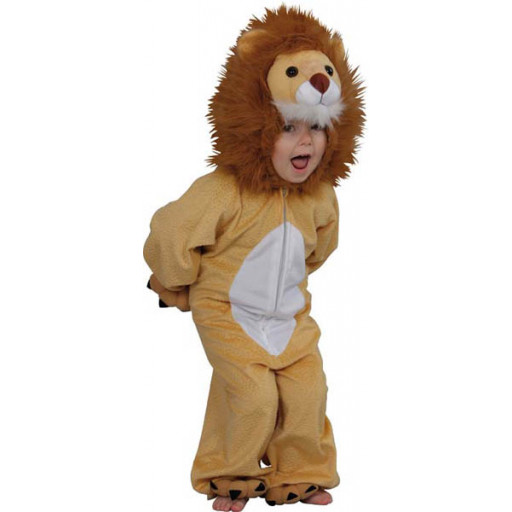 Déguisement Peluche Lion Toon 116cm - 4/5 Ans