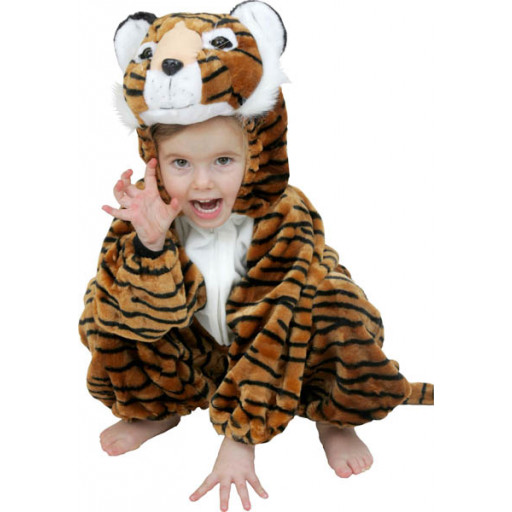 Déguisement Peluche Tigre Toon 128cm-5/7 Ans