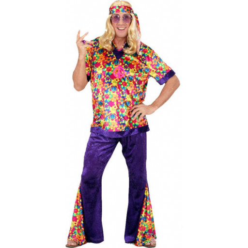 Déguisement Hippie Homme Velours M