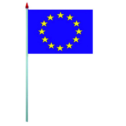 Drapeau Plas 9.5 X 16cm Europe