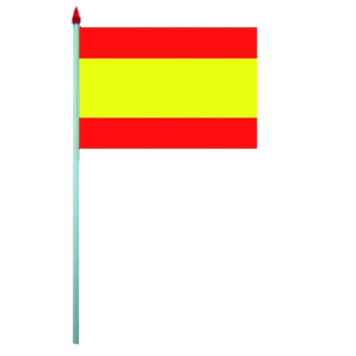 Sachet de 10 Drapeaux Plastique 9.5 X 16cm Espagne