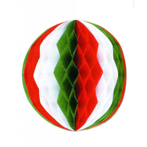 Boule Festonnee Ignifugee 25Cm Italie