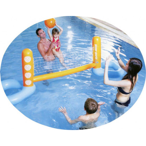 Jeu de Volley Ball Piscine Filet + Ballon 35cm (12)