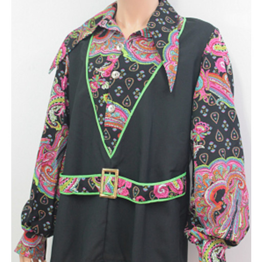 Chemise disco hippie - location costume adulte