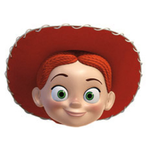 Masque en carton Adulte Jessie du dessin animé Toy Story