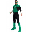 Green Lantern musclé, le super héro de DC Comics - costume adulte à louer