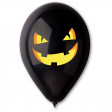 Sachet de 100 Ballons Noirs Imprimés Citrouille Diam 30cm