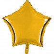 Sachet de 1 Ballon Métallisé Étoile Or Dia 45cm Cir 140cm