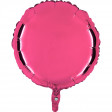 Sachet de 1 Ballon Métallisé Rond Rose Dia 45cm Cir 140cm