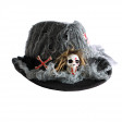 Chapeau Halloween Tissu avec tète de Mort