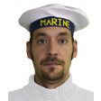 Beret Marin Tissu 30cm Imprime