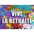 Confettis Vive La Retraite 14 Grs Pvc