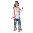 Déguisement Fille Hippie Taille M 7/9 Ans