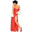 Déguisement Licence Betty Boop "Starlette" T.S - Sans Jarretière