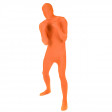 Déguisement seconde peau  Luxe Orange Taille M