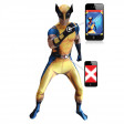 Déguisement seconde peau  Wolverine Digital Taille M