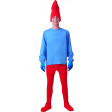 Déguisement Chef Lutin Bleu et Rouge de Taille 54/56