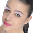 Faux Cils Jumbo Rose Lame Argent - Vendu Sans Colle