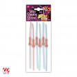 Lot de 6 Pailles Zizi