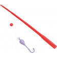 Canne à Peche 59Cm avec Crochet Plastique Assorti (72)