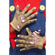 Gants Latex Mains Zombie Blesse