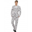 Déguisement Moustaches (Veste-Pantalon-Cravate) Taille XL