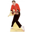 Figurine Géante Carton "Elvis Presley" Guitare 186 X 101cm