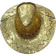 Chapeau Cow Boy Paillettes Or